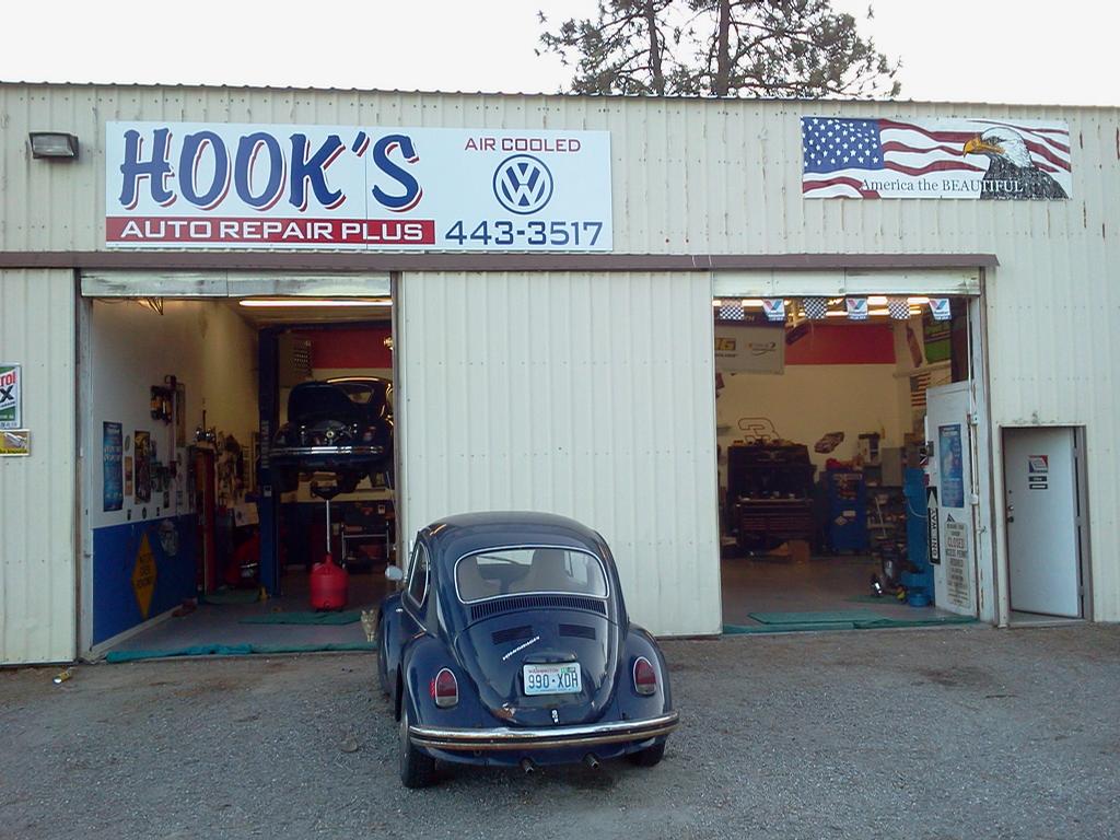 Hook's air cooled vw auto repair & parts Spokane WA 99206 5094433517